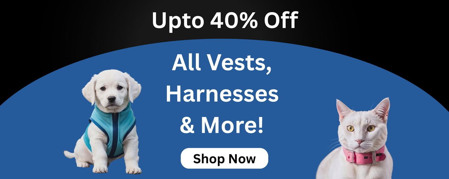 40% Off All Vests,  Harnesses  & More!